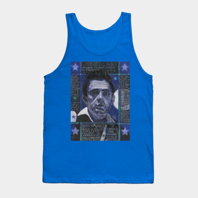 Blue Johnny Tank Top by Raybomusic01